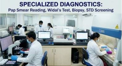 Specialized Diagnostics (e.g., Pap's Smear Reading, Widal's Test, Biopsy, STD Screening)